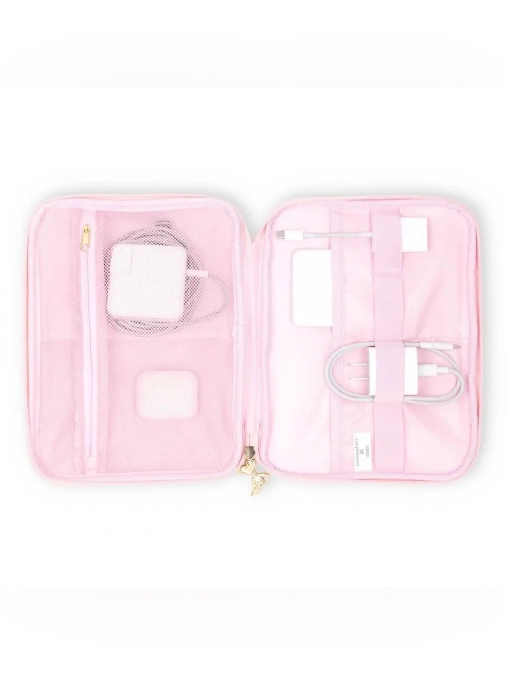 LoveShackFancy Laptop Case + Tech Organizer in Blooming Heirloom